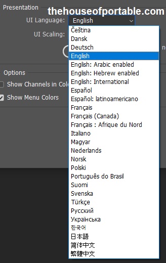 Photoshop portable multilanguage