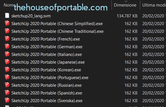 SketchUp 2020 multilanguage